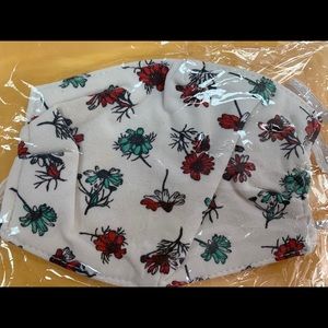 White flower mask